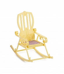 Кресло-качалка "Маленькая принцесса" (лимонная)